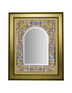 Espejo decorativo de pared cerámica  española decorativa...