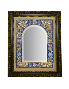 Espejo decorativo de pared cerámica  española decorativa...