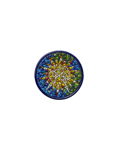 Spanish Ceramics. Plate Barcelona 14 cms Andalusian artistic ceramics. Spanish Ceramics 31140500