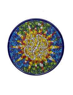 Spanish Ceramics. Plate 28 cms Andalusian artistic...