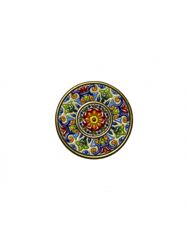 Spanish Ceramics. Plate 14 cms Andalusian artistic ceramics. Spanish Ceramics 01140700