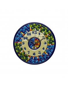 Plato Reloj Gaudí Barcelona cerámica decorativa andaluza...