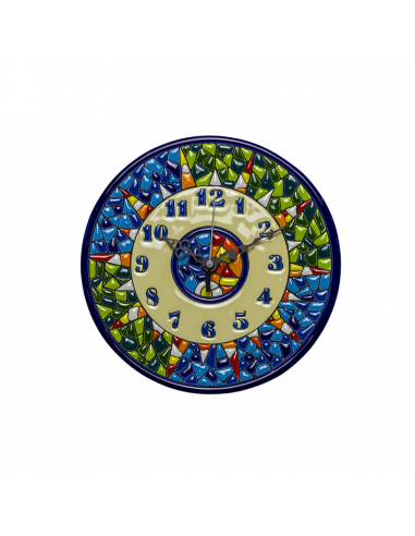 Plato Reloj Gaudí Barcelona cerámica decorativa andaluza 21cms. 32210500