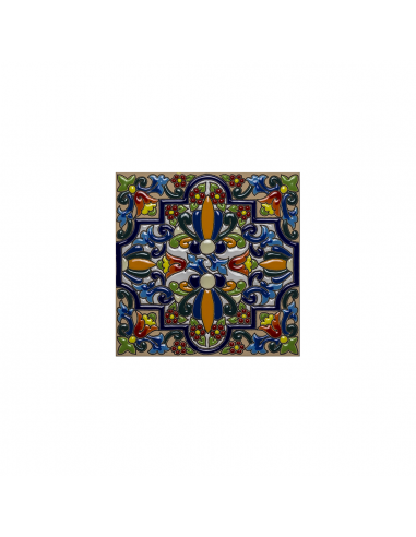 Azulejos andaluces cerámica española decorativa andaluza 15x15cms. 04151300