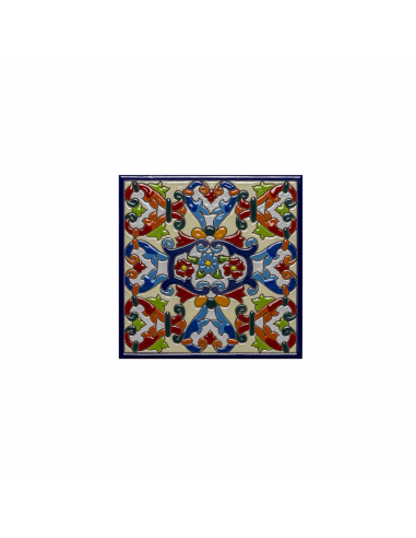 Azulejos andaluces cerámica española decorativa andaluza 15x15cms. 04151500