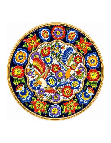 Plato cerámica española decorativa andaluza...