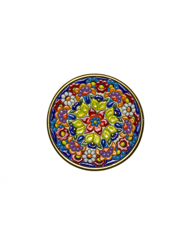 Spanish Ceramics. Plate 17 cms Andalusian artistic ceramics. 01170100